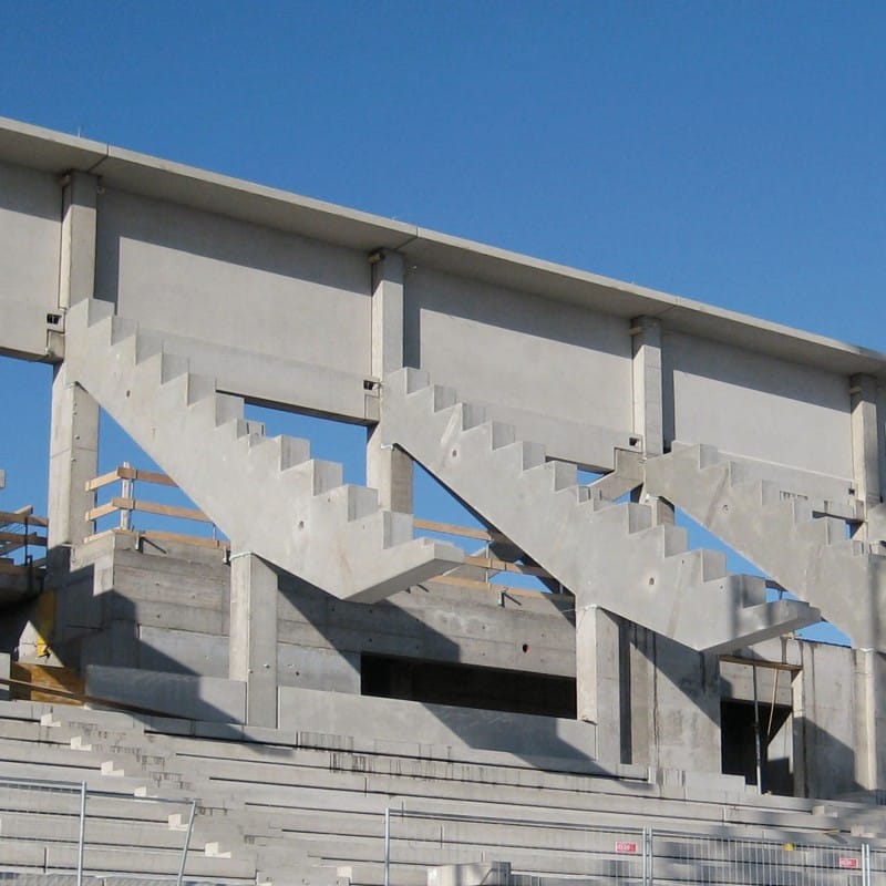Fertigteilbau Sportstätten © HABAU